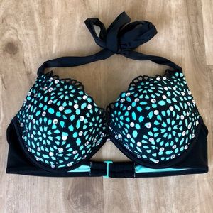 Teal and Black Pro Dance/ Cheer Audition Top